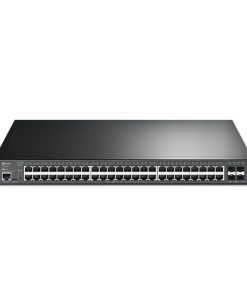 Switch 48 ports Gigabit 10/100/1000 Mbps PoE+ (+ 4 ports SFP 1 Gbps) -TP-LINK JetStream TL-SG3452P