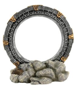 Figurine d&rsquo;aquarium – Porte des Étoiles « Stargate » – Underwater Treasures