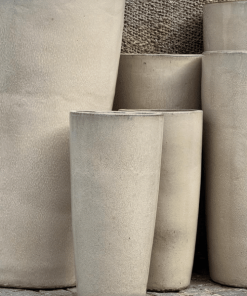 Jarres Meg Coniques Ivoire, différentes tailles | Jolies Trouvailles