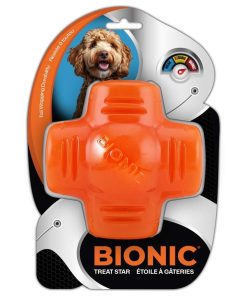 Jouet Étoile à Gâteries  » Bionic  » en Caoutchouc Résistant pour Chiens
