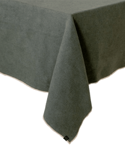 Nappe Lin et Coton Kaki CORTE, Différentes Tailles | Haomy