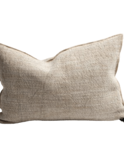 Coussin Toile NOMADE Naturel, Différentes Tailles | Maison de Vacances