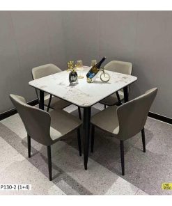 Ensemble Table A Manger 5 Pieces P130-2  Beige