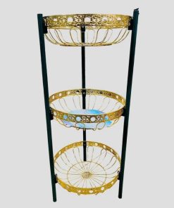 Panier Fruits 3 Niveaux en Fer