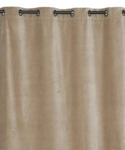 Rideau Velours Lin DELHI, 135x300cm | Haomy