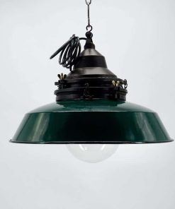 Lampe industrielle Sammode – émail double verre