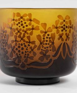 D’Argental, Vase Aux Fleurs Stylisées