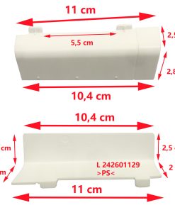 Couvercle gauche 242601120 ou droit 242601130 pour toilette CTLP3050, CTLP3110, CTLP4050, CTLP4110, CTS3050, CTS3110, CTS4050, CTS4110, CTW3050, CTW3110, CTW4050, CTW4110, CTLP4110 par Dometic