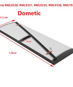 Porte avec charnieres à droite pour les réfrigerateurs RML9330, RML9331, RML9335, RML9336, RMLT9335 Dometic
