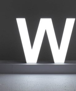 Lettre Lumineuse W – Lettre Magnétique LED