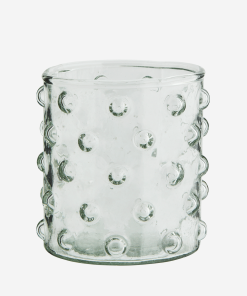 Lot de 6 verres en relief pois, Madam Stoltz